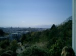 Views from the campus are great! Lots of mountains, and on clear days you can see Mt Fuji.