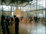 Inside the cafe area, 2nd floor. (There are no ground floors in Japan, the 1st floor is on ground level). On the left there is a 